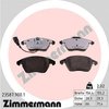 Zimmermann Brake Pad Set - Reduced Dust, 23587.900.1 23587.900.1